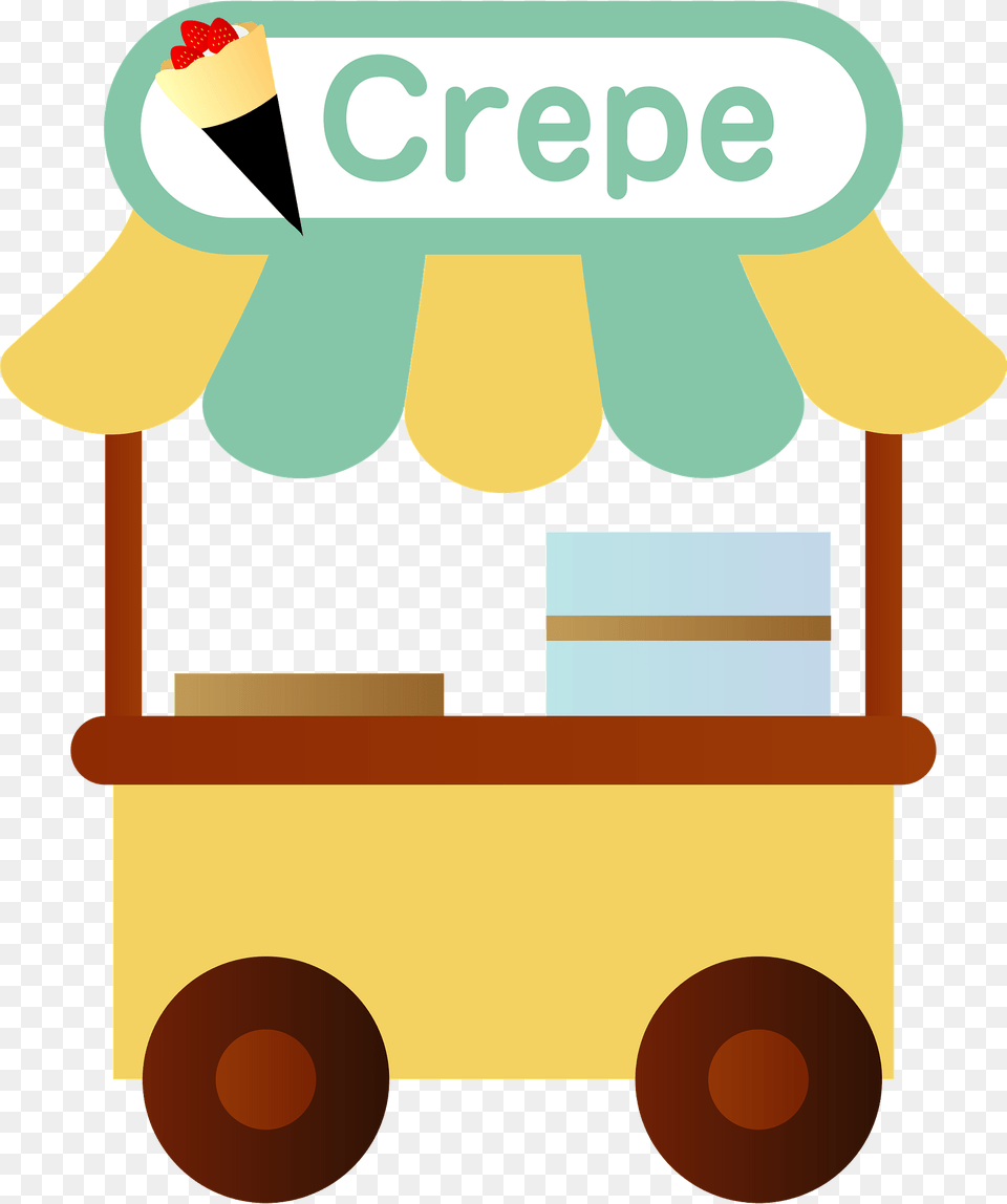 Small Creperie Clipart, Transportation, Vehicle, Wagon, Carriage Free Transparent Png