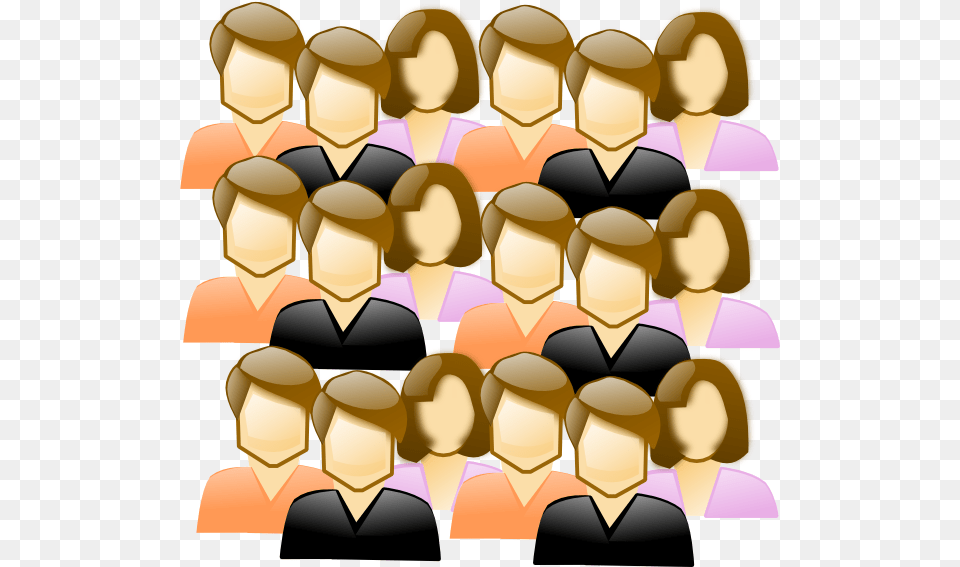 Small Crowds Clip Art, Person, People, Crowd, Adult Free Transparent Png