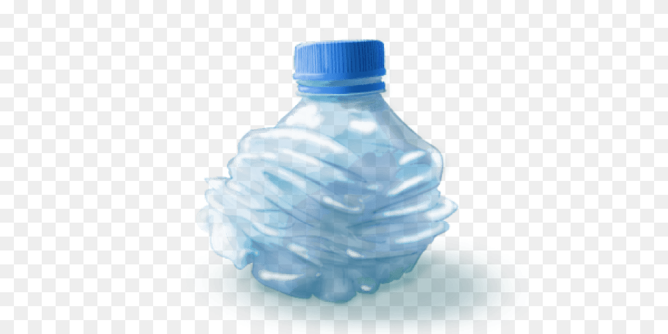 Small Crushed Water Bottle, Plastic, Water Bottle, Beverage, Mineral Water Png