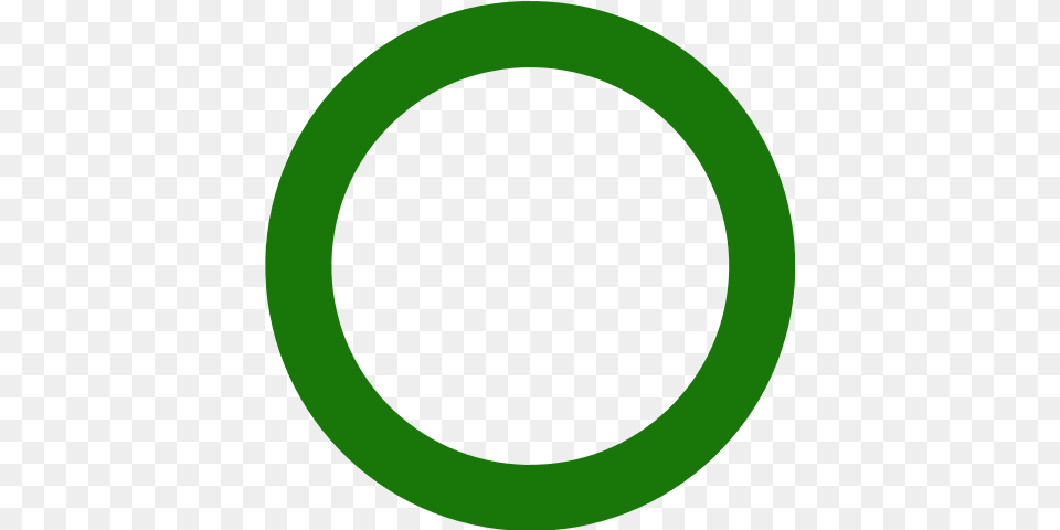 Small Dark Green Circle, Oval Free Png Download