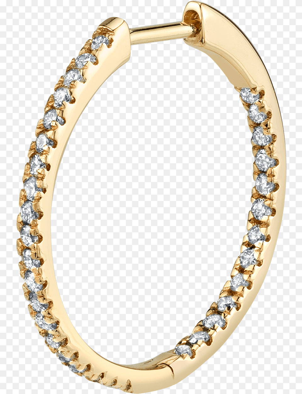 Small Diamond Inside Out Hoop Earring Body Jewelry, Accessories, Bracelet, Gemstone, Necklace Free Transparent Png