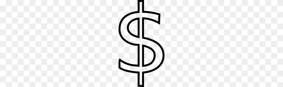 Small Dollar Sign Dp Clip Art, Gray Png