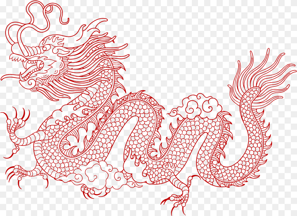 Small Dragon Tattoos Chinese Dragon Design, Pattern Png Image