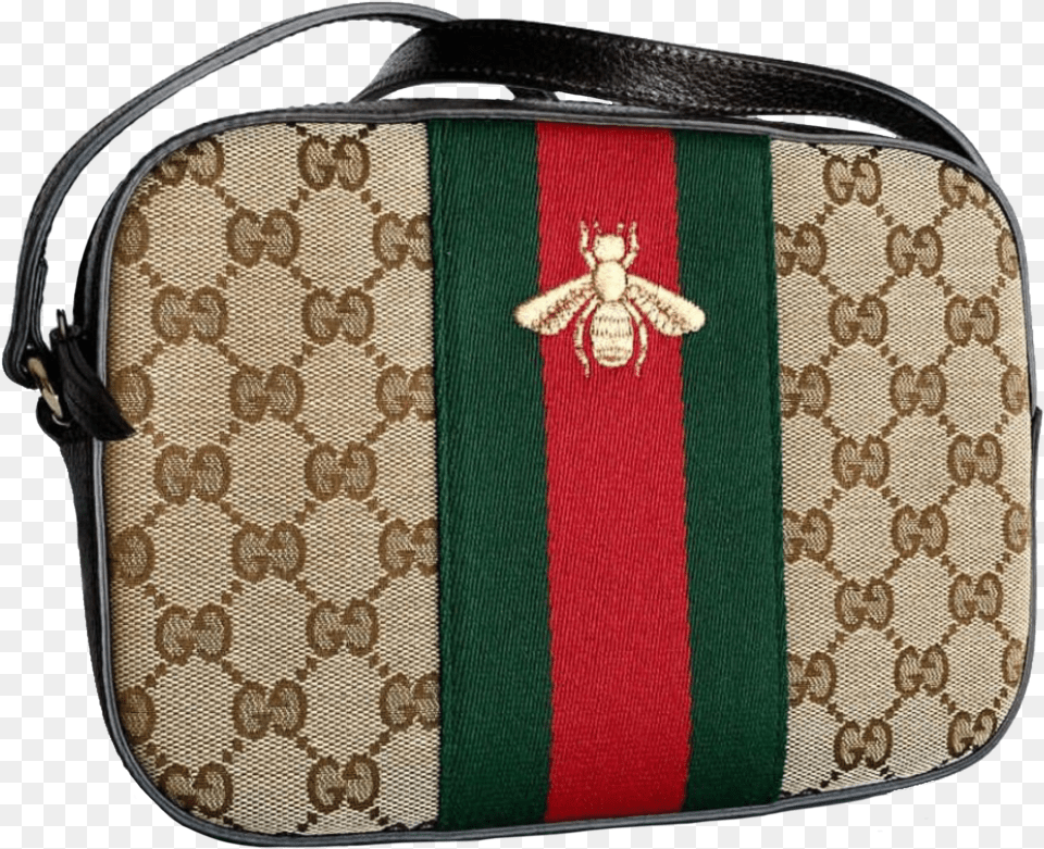 Small Dustbag Designed For Gucci Handbags Gucci Web Bee Crossbody, Accessories, Bag, Handbag, Purse Free Transparent Png