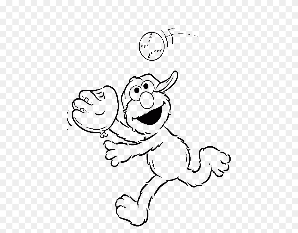 Small Elmo Coloring Pages 2 By Linda Catch Coloring Page, Art, Baby, Cartoon, Person Free Png