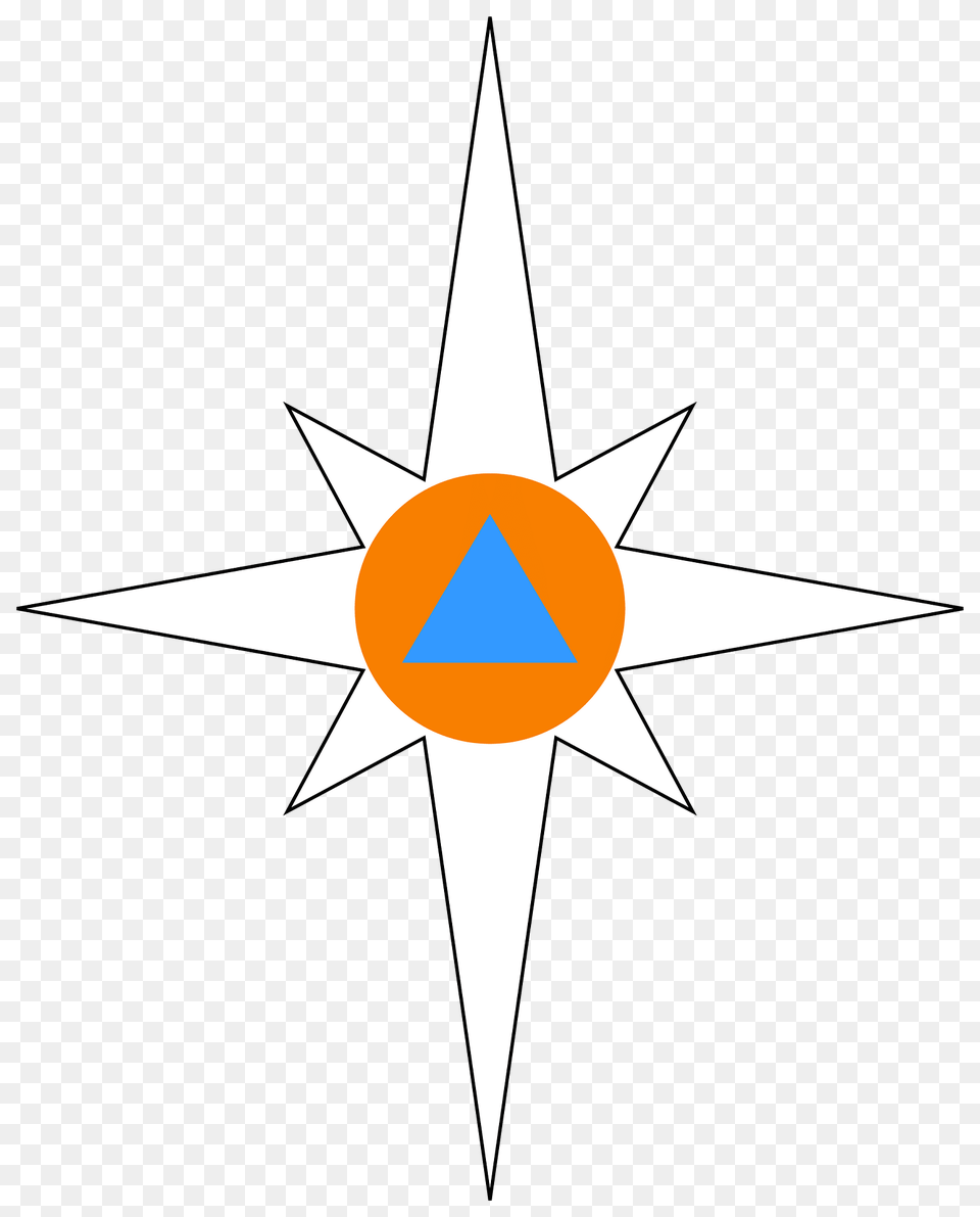 Small Emblem Of The Russian Ministry Of Emergency Situations Clipart, Star Symbol, Symbol Free Transparent Png