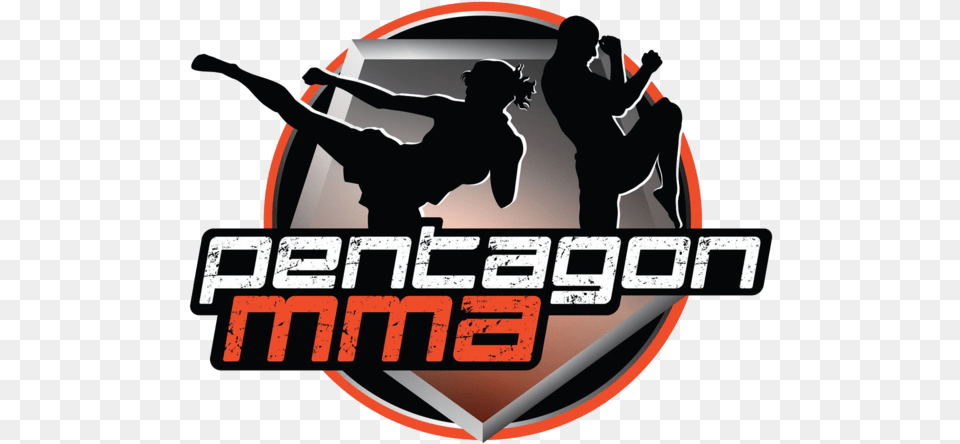 Small Embroidered Patch Pentagon Mma Logo, Adult, Male, Man, Person Png