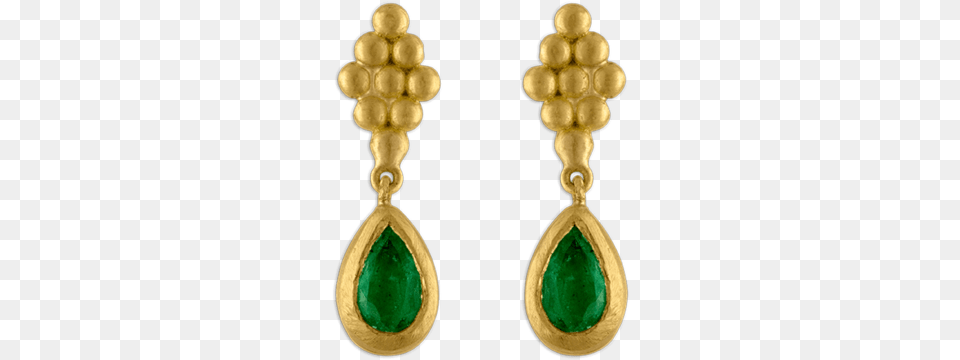 Small Emerald Nona Earrings Earrings, Accessories, Earring, Jewelry, Gold Free Png Download