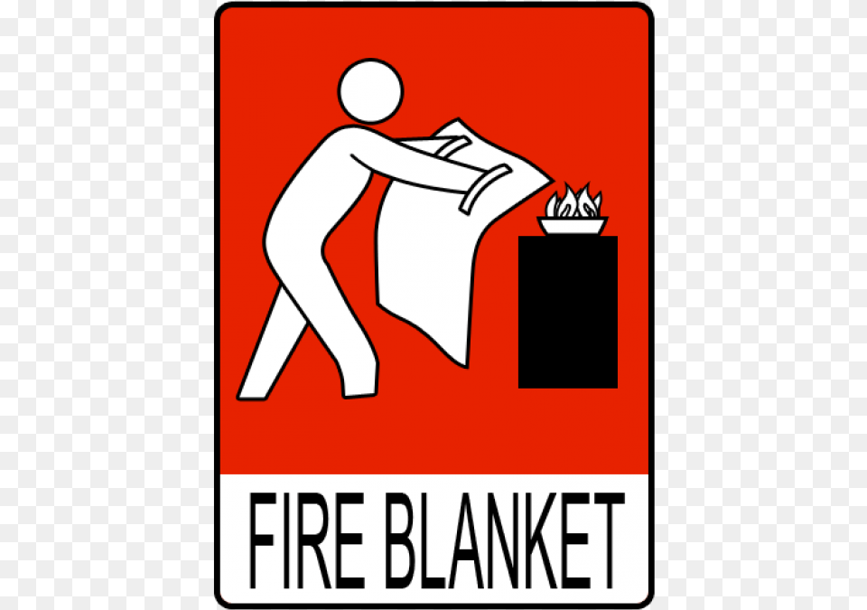 Small Fire Blanket Sign, People, Person, Advertisement, Poster Png Image