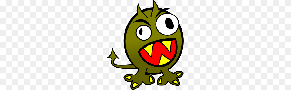 Small Funny Angry Monster Clip Art Very Nice Unique Clip Art, Animal, Bear, Mammal, Wildlife Free Png