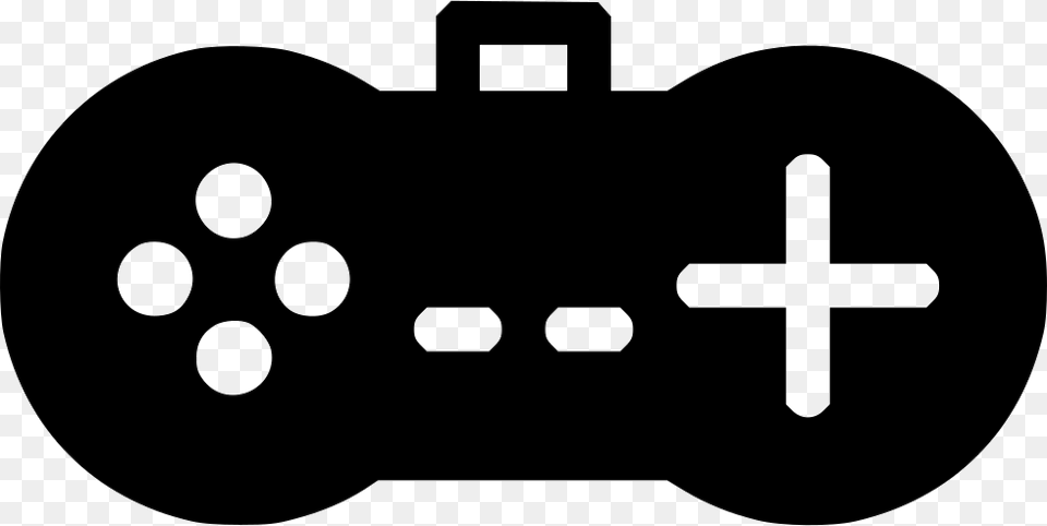 Small Game Controller Icon, Stencil, Cross, Symbol, Electronics Free Png Download