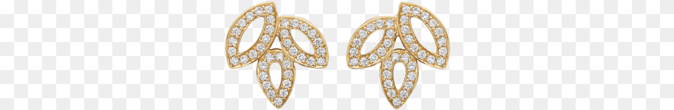 Small Gold And Diamond Earrings, Accessories, Earring, Gemstone, Jewelry Free Png Download