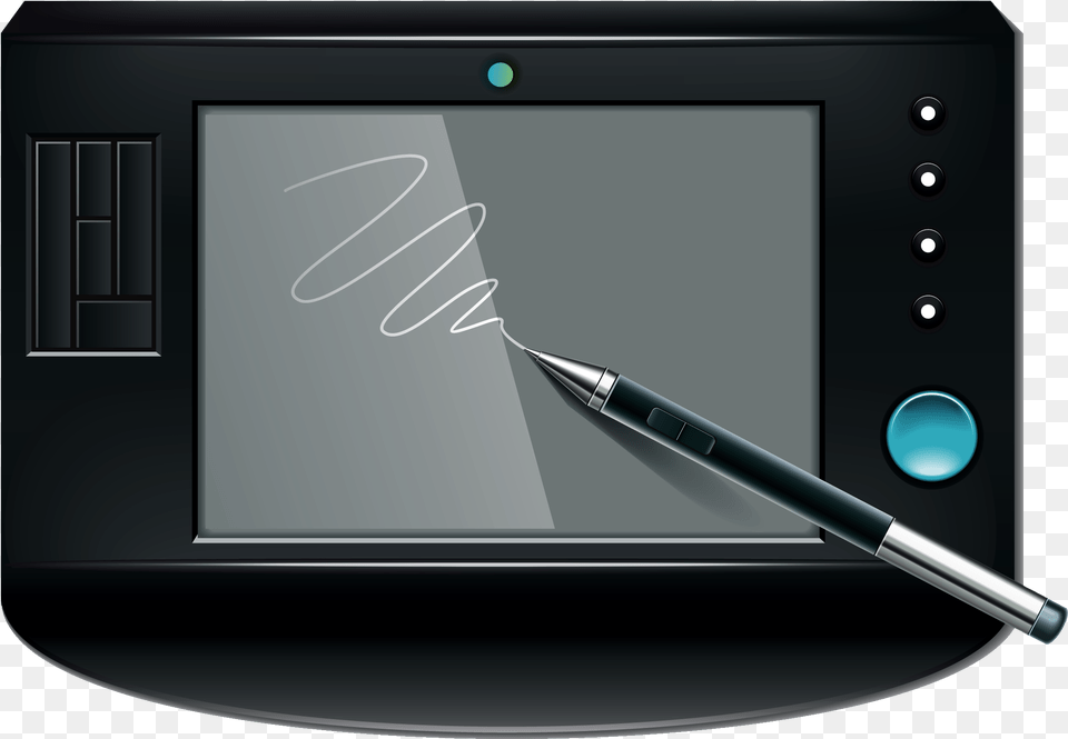 Small Graphics Tablet Clipart Graphics Tablet Transparent, Computer, Electronics, Screen, Computer Hardware Free Png