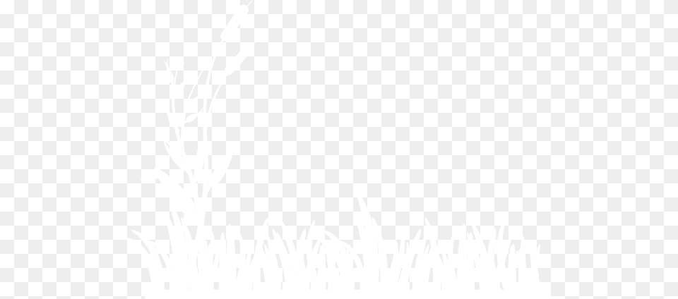 Small Grass White On Black, Cutlery Free Png Download