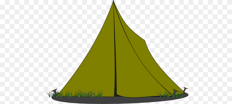 Small Green Camping Tent Clipart Transparent, Leisure Activities, Mountain Tent, Nature, Outdoors Png