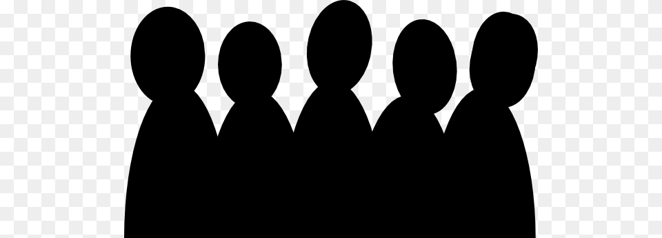 Small Group Clip Art, People, Person, Silhouette, Adult Free Png Download