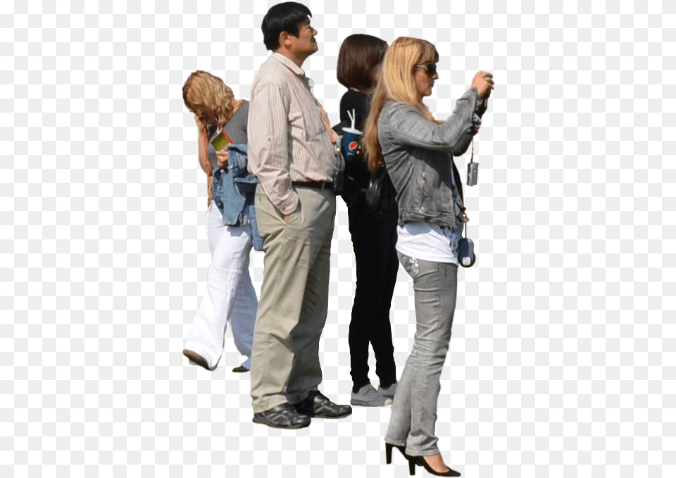Small Group Of Tourists Group Of People, Pants, Jeans, Clothing, Adult Free Png Download