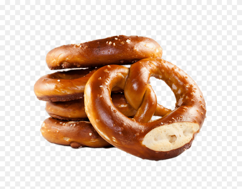 Small Heap Of Pretzels, Bread, Food, Pretzel Png