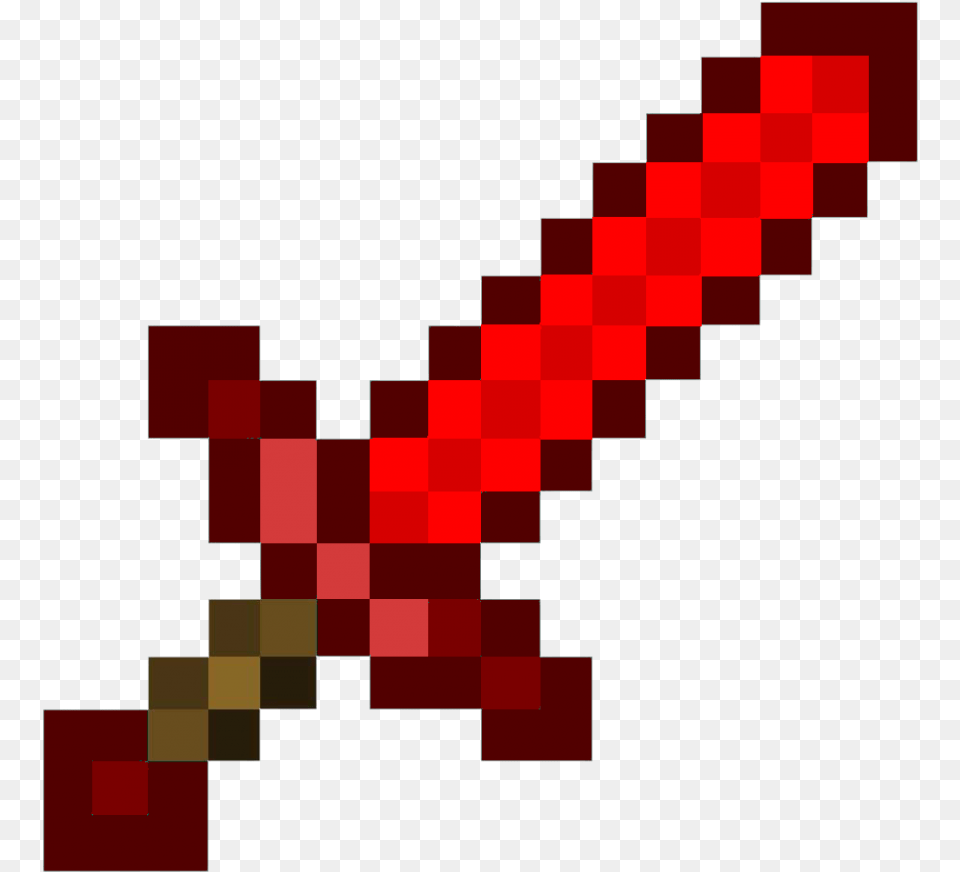 Small Hill House Red Diamond Sword Minecraft, First Aid Free Png Download