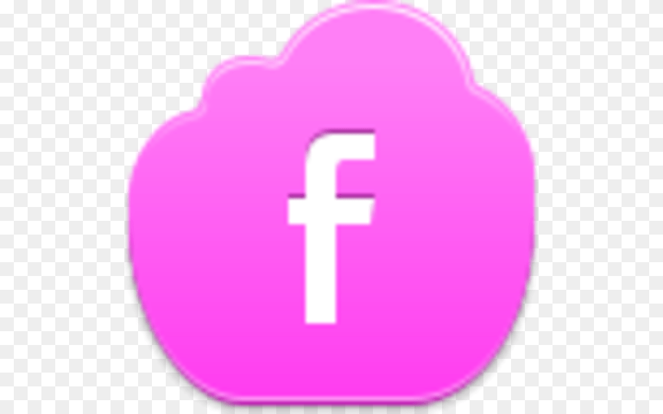 Small Icon Logo Facebook Pink, Purple Free Transparent Png