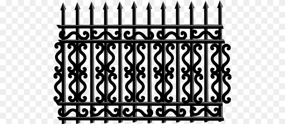 Small Iron Fence Clipart, Gate Png Image