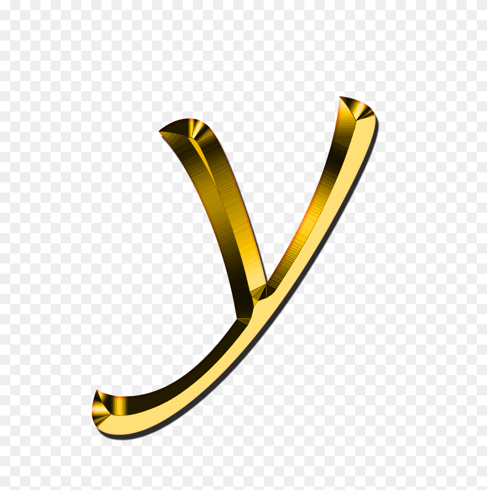 Small Letter Y, Text, Gold, Smoke Pipe, Symbol Free Transparent Png