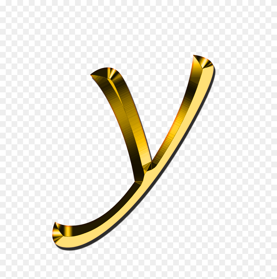 Small Letter Y Transparent, Text, Gold, Smoke Pipe, Symbol Png Image