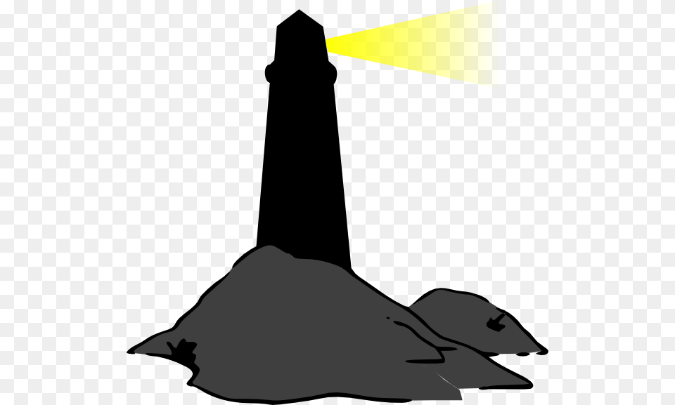Small Lighthouse Silhouette, Architecture, Building, Monument, Animal Free Transparent Png