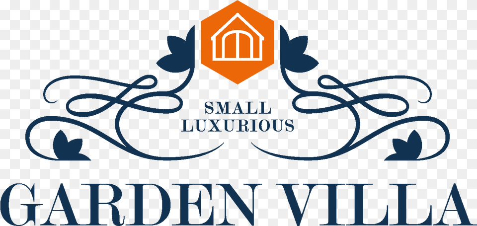 Small Luxurious Garden Villa Graphic Design, Logo, Text Free Transparent Png