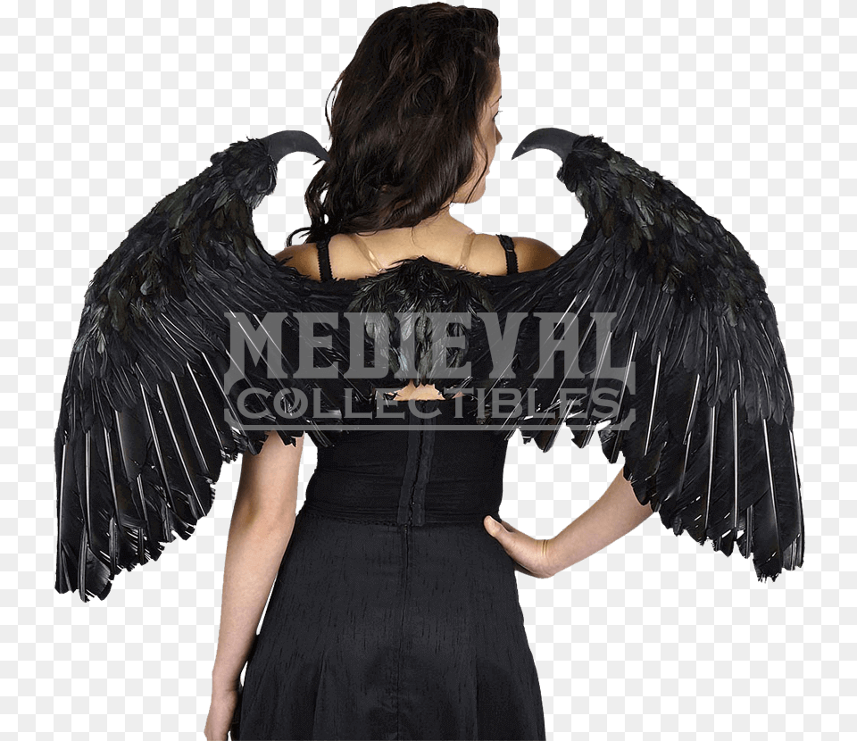 Small Maleficent Inspired Feather Wings, Adult, Vulture, Person, Female Free Png