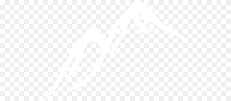 Small Mountain Logo White, Cutlery Free Transparent Png