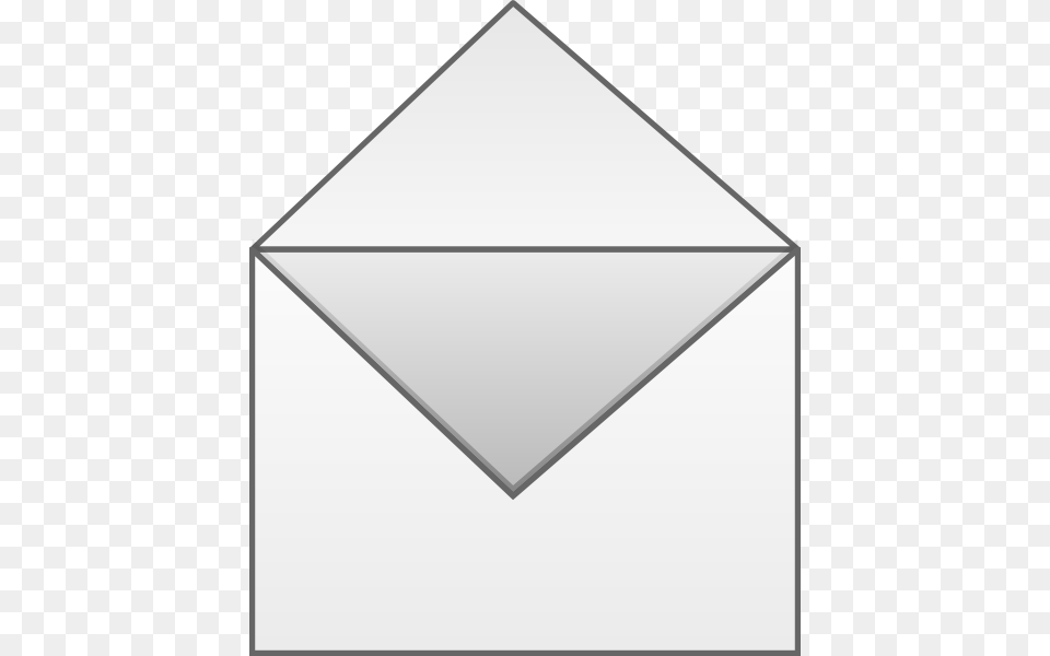 Small Open Envelope, Triangle Png