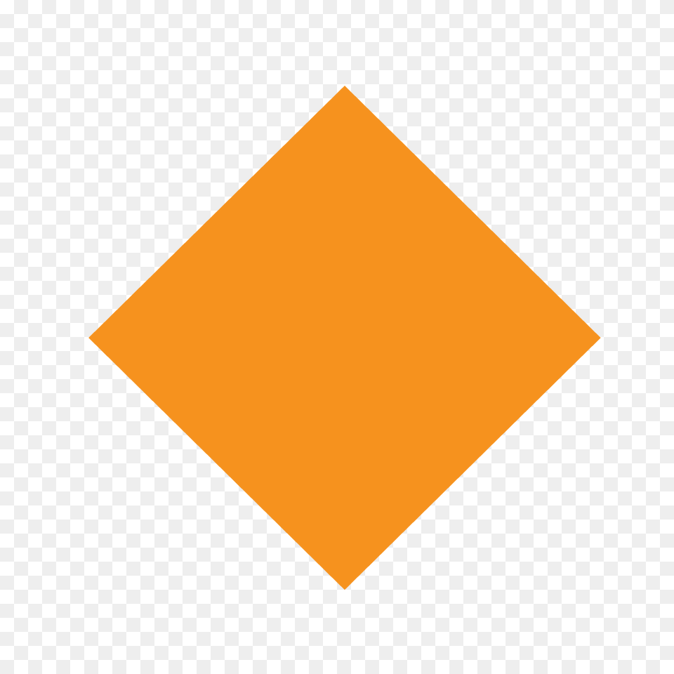 Small Orange Diamond Emoji Clipart Png