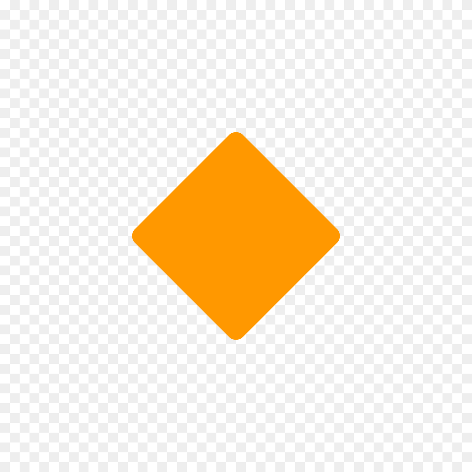 Small Orange Diamond Emoji Clipart Free Png