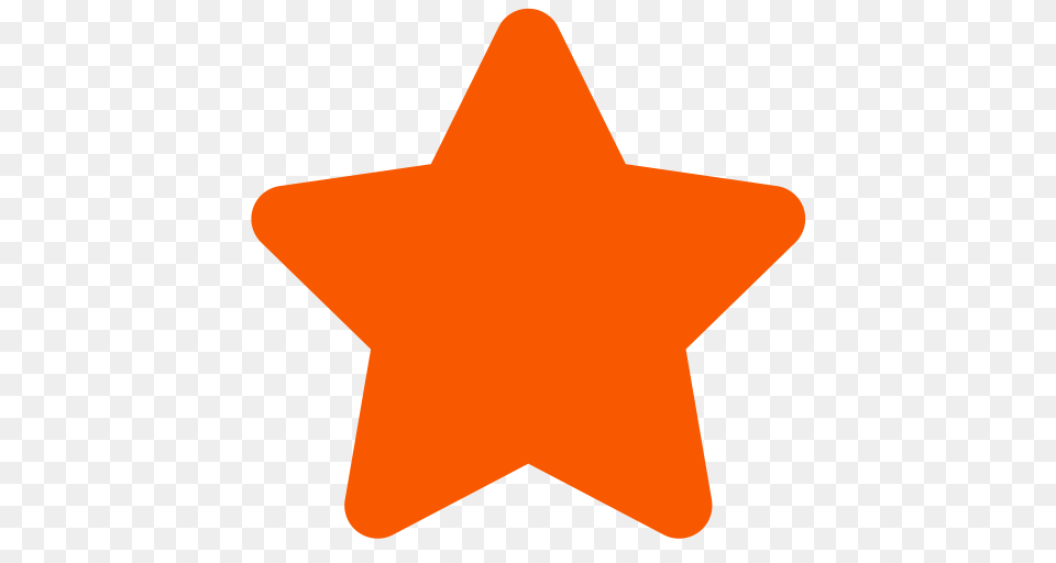 Small Orange Star Orange Icon With And Vector Format For Star Symbol, Symbol Free Png