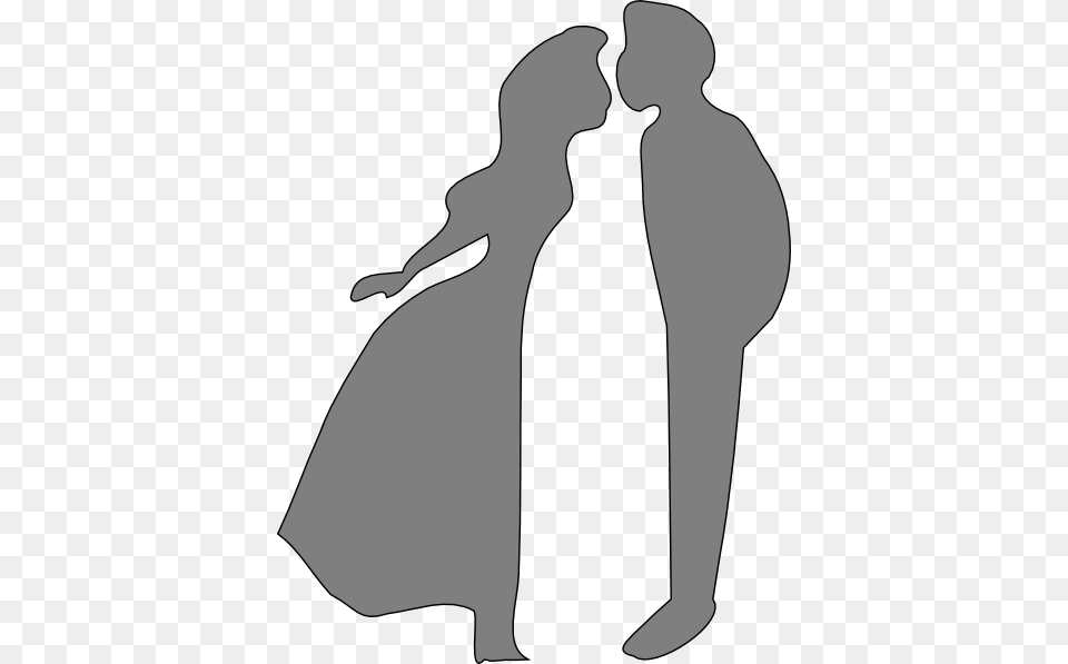 Small Outline Of A Couple, Silhouette, Fashion, Adult, Male Free Png Download