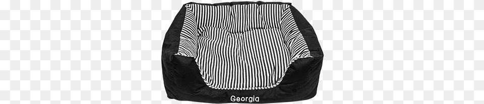 Small Pet Bed Black Stripes Unisex, Cushion, Home Decor, Furniture Free Png