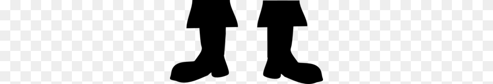 Small Pirate Black Boots Clip Art, Gray Free Png