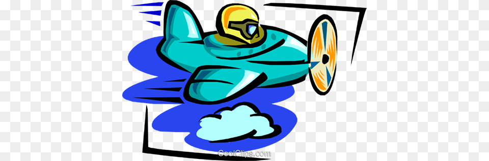 Small Plane Royalty Vector Clip Art Illustration, Leisure Activities, Water Sports, Water, Person Free Transparent Png
