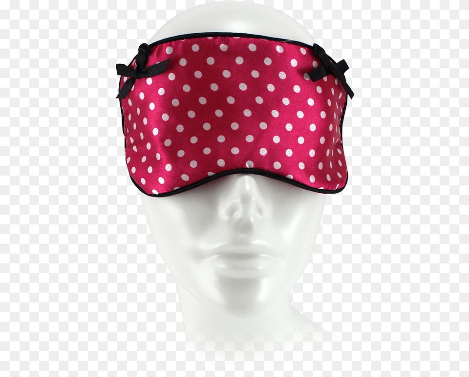 Small Polka Dot Sleep Mask Polka Dot, Accessories, Headband, Person, Bandana Png Image