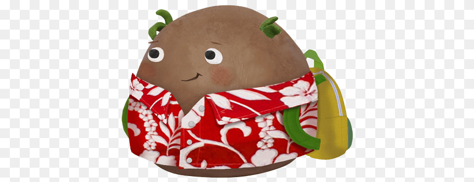 Small Potatoe Going On Holiday, Toy, Plush, Bag, Handbag Free Png Download