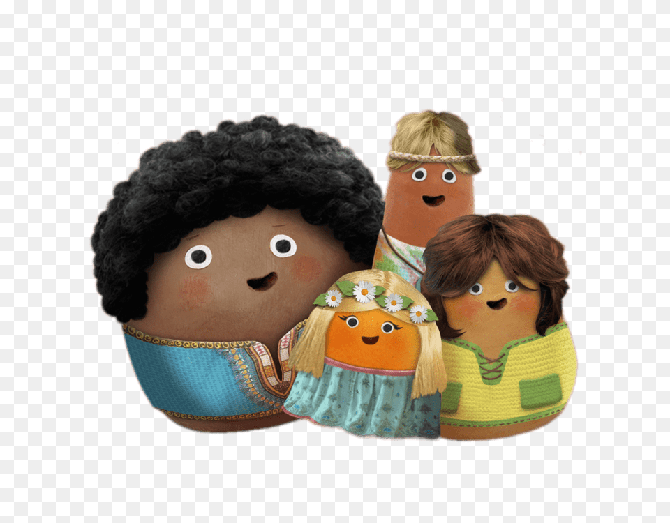 Small Potatoes Flower Power, Doll, Toy, Face, Head Png Image