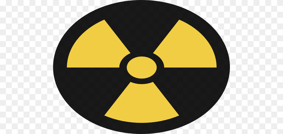Small Radioactive Symbol, Nuclear, Disk Free Png Download