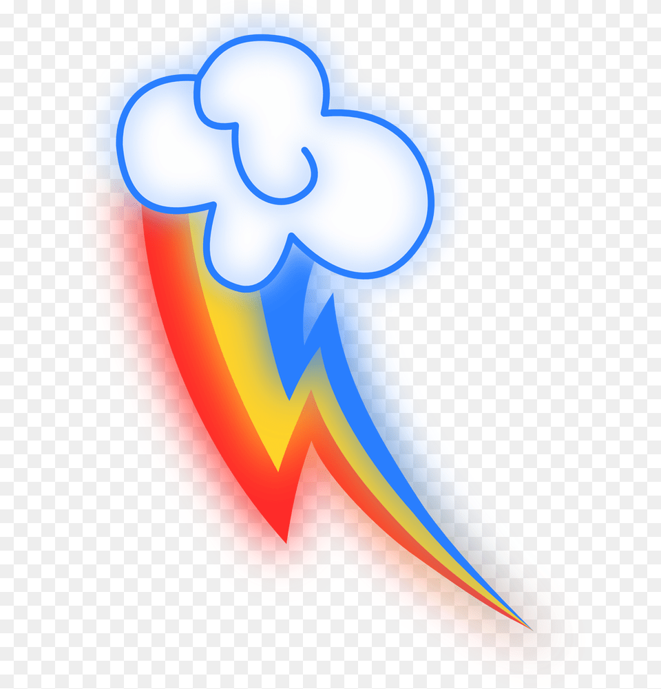 Small Rainbow Dash Cutie Mark Free Png