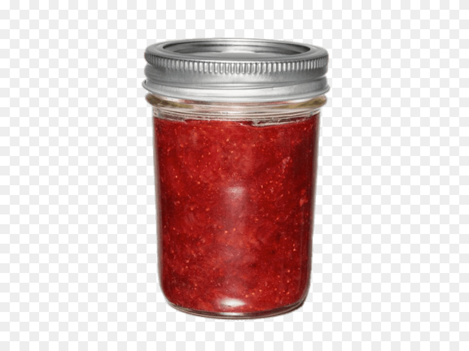 Small Raspberry Jam Jar, Food, Ketchup Png Image