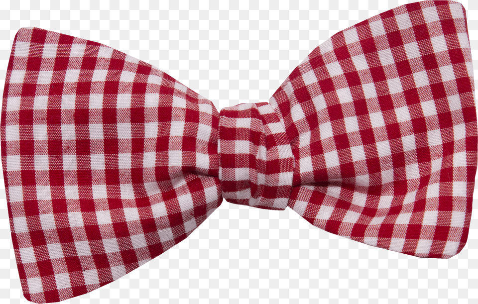 Small Red Gingham Adult Bow Tie Free Transparent Png