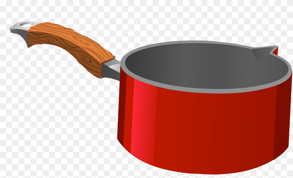 Small Red Pot Clipart, Cooking Pan, Cookware, Hot Tub, Tub Free Png Download