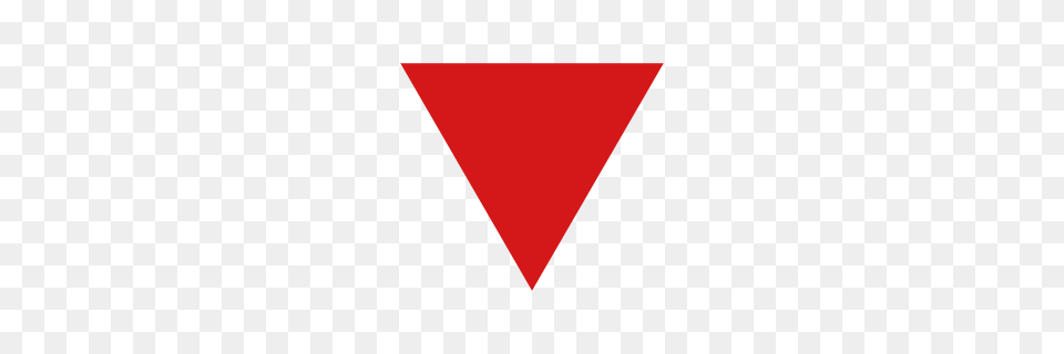 Small Red Triangle Down Emojidex Png