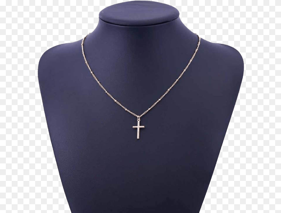 Small Rose Gold Cross Correntinha De Cruz Feminina, Accessories, Jewelry, Necklace, Pendant Png Image