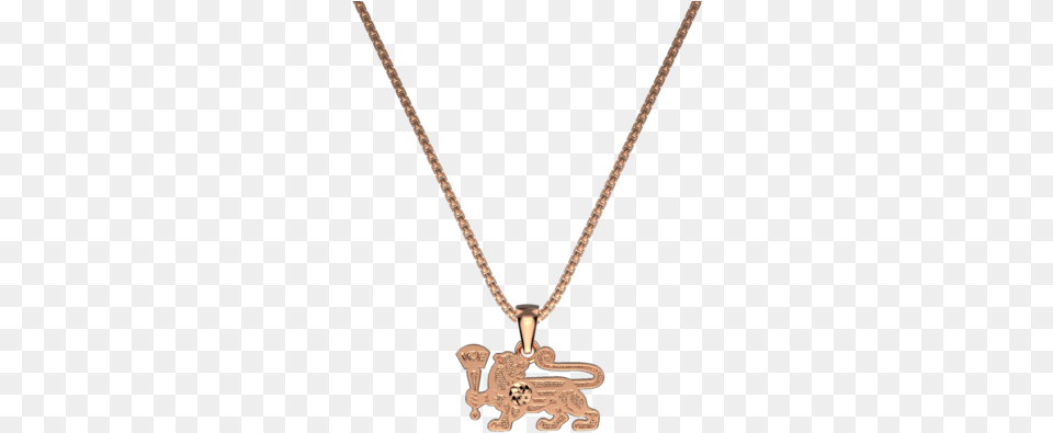 Small Rose Gold Lioness Logo Necklace Locket, Accessories, Jewelry, Pendant Free Png Download